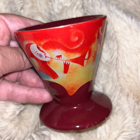 Vintage 1999 Demitasse Espresso cup - Musician’s Dream - signed Linda Fr… - Picture 4 of 7